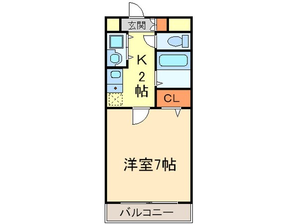 エスポワールＫの物件間取画像